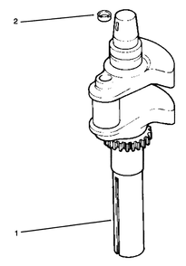 Crankshaft Diagram and Parts List for 72085 6900001 - 6999999 Toro Lawn Tractor