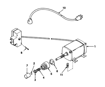 Starter Motor Kit-Model 38-7590 (Optional) Diagram and Parts List for 38040 6000001 - 6999999 Toro Snow Blower