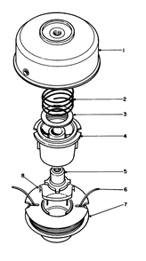 Dual Line Tap & Trim Head No. 46-2800 (Optional) Diagram and Parts List for 51643 7000001 - 7999999 Toro Trimmer