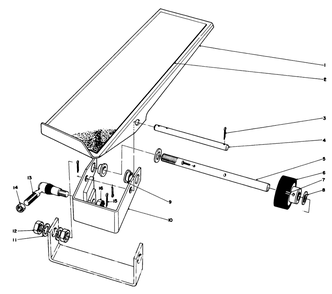 Traction Pedal Assembly Diagram and Parts List for 30798 9000001 - 9999999 Toro Lawn Tractor