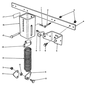 72" Counter Balance Kit Model No. 30714 Diagram and Parts List for 30798 0000001 - 0999999 Toro Lawn Tractor