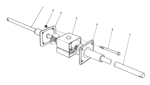 Differential Assembly Diagram and Parts List for 56125 6000001 - 6999999 Toro Lawn Tractor