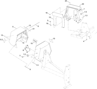 Part Location Diagram of ST44368 Toro Pin