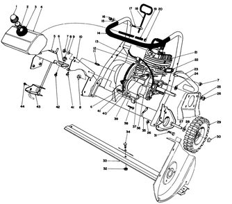 Engine Assembly Diagram and Parts List for 38162 5000001 - 5999999 Toro Snow Blower