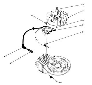 Ignition Assembly (Model No. 47pn2-6) Diagram and Parts List for 20917B 39000001 - 39999999 Toro Lawn Mower