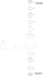 Idler Assembly No. 126-0853 Diagram and Parts List for 72942TE 411000000 - 413999999 Toro Lawn Tractor