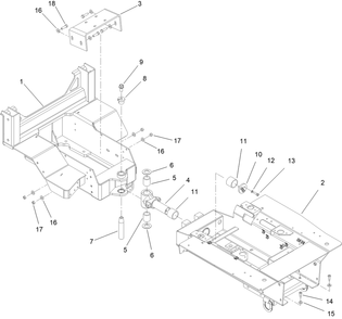 Frame Assembly Diagram and Parts List for 25530T 323000000 - 999999999 Toro Lawn Tractor Accessories