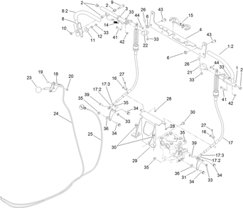 Control Assembly Diagram and Parts List for 74568TE (313000001-313999999)(2013) Toro Lawn Mower
