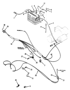 Electrical System Diagram and Parts List for 73420 3900001 - 3999999 Toro Lawn Tractor