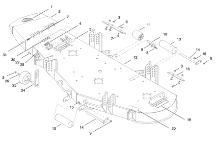 Part Location Diagram of 104-5106 Toro Decal-Pak, Dense