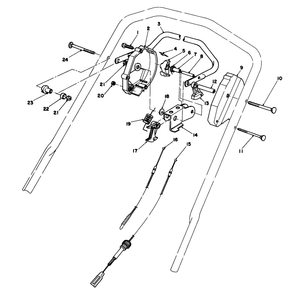 Traction Control Assembly Diagram and Parts List for 20684 5000001 - 5999999 Toro Lawn Mower