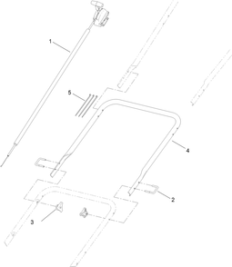 Part Location Diagram of 111-7424 Toro Throttle Control and Opc Asm