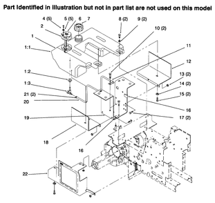 Fuel Tank Diagram and Parts List for 73441 69000001 - 69999999 Toro Lawn Tractor