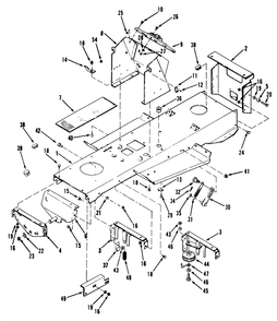 Frame Assembly Diagram and Parts List for 32-12BEA3 1000001 - 1999999 Toro Lawn Tractor