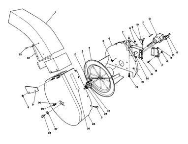 Part Location Diagram of 56-4710 Toro Blower Mount