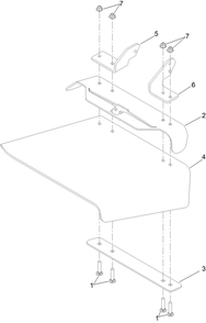 Deflector Assembly No. 144-2635 Diagram and Parts List for 74010HD 417200000 - 418028709 Toro Lawn Tractor