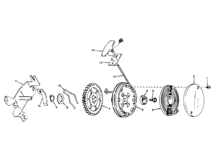 Rewind Starter No. 590450a Diagram and Parts List for 17201 9000001 - 9999999 Toro Lawn Mower