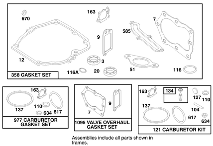 Engine Briggs & Stratton Model 12f802-1750-E1 Diagram and Parts List for 20450 8900001 - 8999999 Toro Lawn Mower