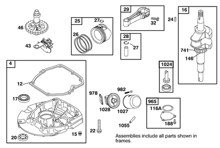 Engine Gts-200 Diagram and Parts List for 22162 8900001 - 8999999 Toro Lawn Mower