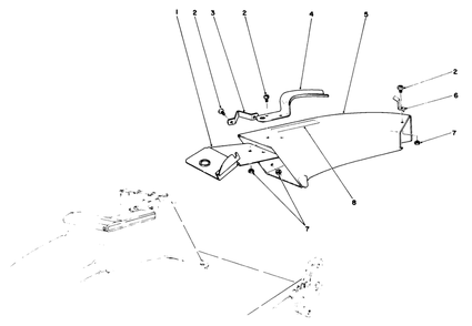 Side Discharge Chute Model No. 59108 (Optional) Diagram and Parts List for 22035 8000001 - 8002989 Toro Lawn Mower
