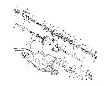 Peerless Transaxle Model No. 915-020 (Cont.) Diagram and Parts List for 71184 6900001 - 6999999 Toro Lawn Tractor