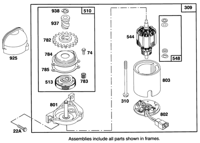 Engine Gts-150 Diagram and Parts List for 20766BC 49000001 - 49999999 Toro Lawn Mower