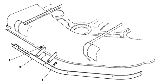 52" Baffle Kit Part No. 68-7210 (Used On Cutting Unit Model 30555) Diagram and Parts List for 30798 0000001 - 0999999 Toro Lawn Tractor