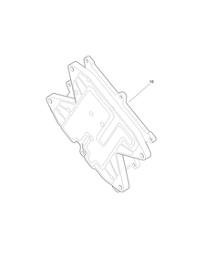 Electronic Control Unit Assembly Diagram and Parts List for 22530 414400000 - 999999999 Toro Lawn Tractor Accessories