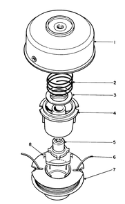 Tap And Trim Head 46-2800 (Optional) Diagram and Parts List for 51616 3000001 - 3999999 Toro Trimmer
