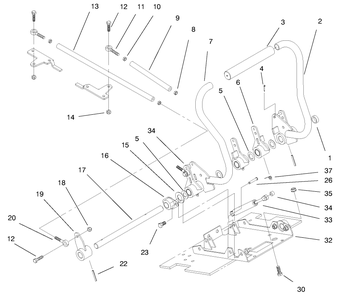 Part Location Diagram of 98-4397 Toro DISCONTINUED