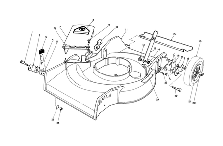 Housing Assembly Diagram and Parts List for 16551 9000001 - 9999999 Toro Lawn Mower