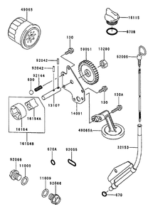 Lubrication Equipment Diagram and Parts List for 74213 (220000001-220999999)(2002) Toro Lawn Mower