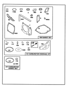 Engine Gts-150 77-9130 Diagram and Parts List for 20927B 2000001 - 2999999 Toro Lawn Mower