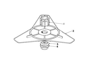 Flex Blade Kit 44-9870 (Optional) Diagram and Parts List for 51628 9000001 - 9999999 Toro Trimmer