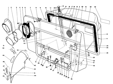 Easy-Empty Grass Catcher Model 59111 (Optional) Diagram and Parts List for 57400 8000001 - 8999999 Toro Lawn Tractor