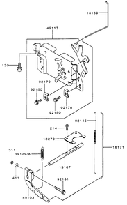 Part Location Diagram of 13107-7002 Toro Shaft