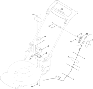Electrical Assembly Diagram and Parts List for 21464 413000000 - 999999999 Toro Lawn Mower