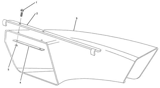 Side Discharge Chute Model No. 59112 (Optional) Diagram and Parts List for 26562 2000001 - 2999999 Toro Lawn Mower