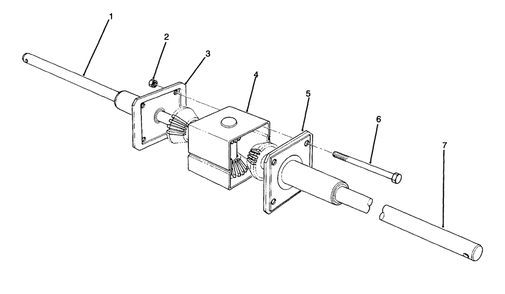 Differential Assembly Diagram and Parts List for 70040 49000001 - 49999999 Toro Lawn Tractor