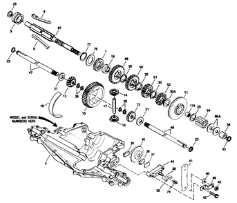 Peerless Transaxle Model No. 915-020 (Cont.) Diagram and Parts List for 71200 5900001 - 5910000 Toro Lawn Tractor