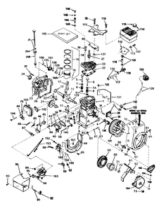 Engine Tecumseh Model Hs50-67259f Diagram and Parts List for 38052 6000001 - 6999999 Toro Snow Blower