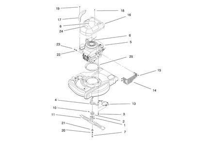 Engine Assembly Diagram and Parts List for 20714 7900001 - 7999999 Toro Lawn Mower