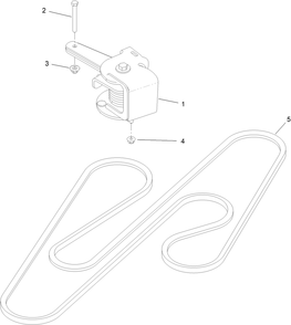 Torsion Idler Kit Assembly No. 147-5037 Diagram and Parts List for 147-5037  Toro Lawn Mower