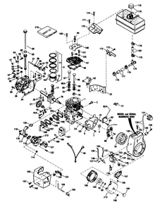 Engine Tecumseh Model No. Hm80-155386p Diagram and Parts List for 38574 1000001 - 1999999 Toro Snow Blower