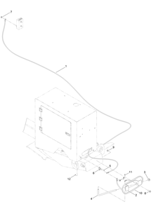 Zapalert Ground Stake Relocation Assembly  No. 131-9019 Diagram and Parts List for 23898 400000000 - 999999999 Toro Lawn Tractor Accessories