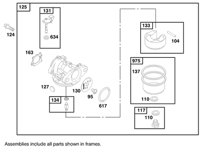 Engine Briggs & Stratton Model 12f802-1787-E1 Diagram and Parts List for 20803 9900001 - 9999999 Toro Lawn Mower