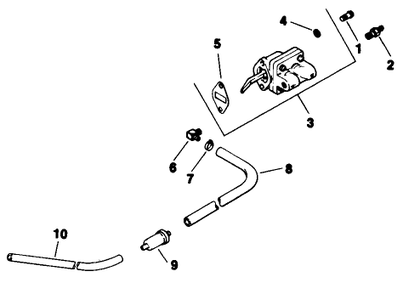 Fuel Pump-Engine Kohler Model No. Mv16s-Type 56511 Diagram and Parts List for 30117 0000001 - 0999999 Toro Lawn Tractor Accessories