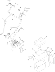 Part Location Diagram of 108-8659 Toro Washer-Backup
