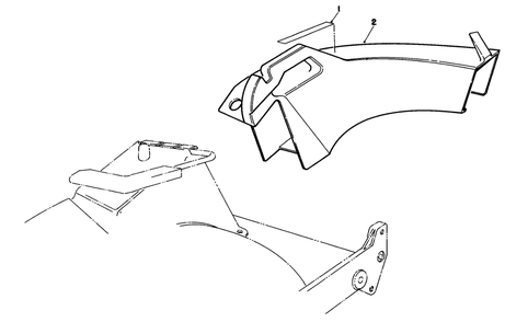 Side Discharge Chute Model No. 59168 (Optional) Diagram and Parts List for 20631 9000001 - 9999999 Toro Lawn Mower