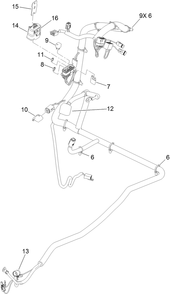 Wire Harness Assembly Diagram and Parts List for 39517 400000000-999999999 Toro Aerator